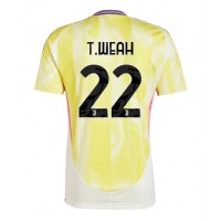 Juventus Timothy Weah #22 Auswärtstrikot 2024-25 Kurzarm